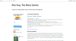 Desktop Screenshot of oneguytoomanygames.com